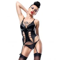 Demoniq Corset Vinyle RUTH