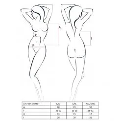 Passion Corset Et String Justina 5 Passion Corset Et String Justina -Sextoy Soldes corset seins nus justina passion noir 03