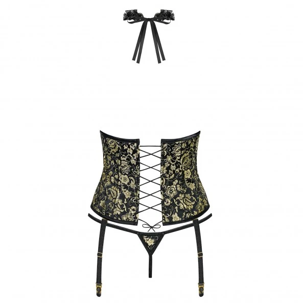 Obsessive Corset Shelle Avec Jarretelles Détachables 4 Obsessive Corset Shelle Avec Jarretelles Détachables – Image 4