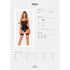 Obsessive Corset Editya -Sextoy Soldes corset editya obsessive 7