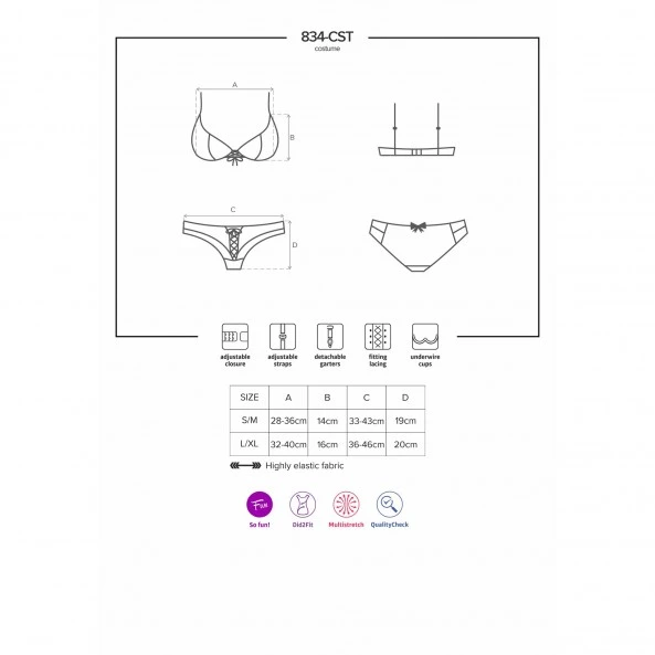 Obsessive Costume Infirmière 834-CST 6 Obsessive Costume Infirmière 834-CST – Image 6