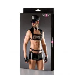 Saresia Costume Sexy Policier Américain -Sextoy Soldes costume sexy policier americian saresia 04