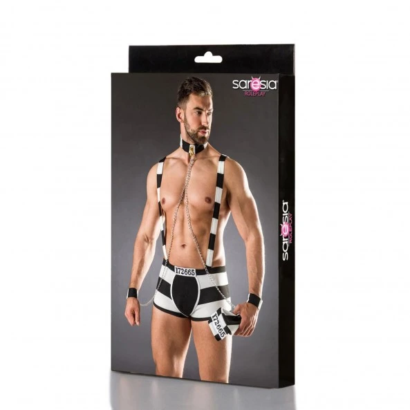 Saresia Costume Sexy Prisonnier 4 Saresia Costume Sexy Prisonnier – Image 4