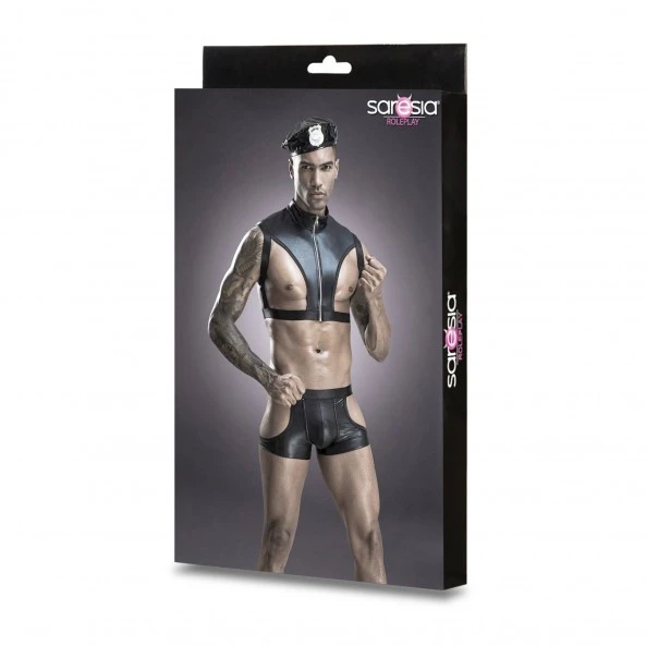 Saresia Costume Court Sexy Policier 3 Saresia Costume Court Sexy Policier – Image 3