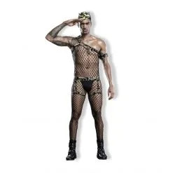 Saresia Costume Militaire En Résille