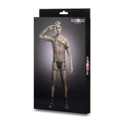 Saresia Costume Militaire En Résille 5 Saresia Costume Militaire En Résille -Sextoy Soldes costume militaire en resille 03