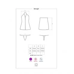 Obsessive Costume Servgirl -Sextoy Soldes costume servgirl 5