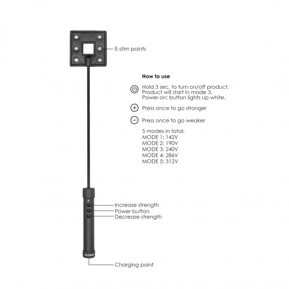 ElectroShock Cravache E-Stim 4 ElectroShock Cravache E-Stim – Image 4