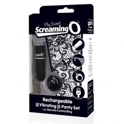 The Screaming O Culotte Vibrante Télécommandé My Secret -Sextoy Soldes culotte vibrante my secret noir 3