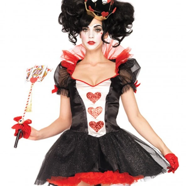 LEG AVENUE Déguisement De Reine De Coeur 1 LEG AVENUE Déguisement De Reine De Coeur