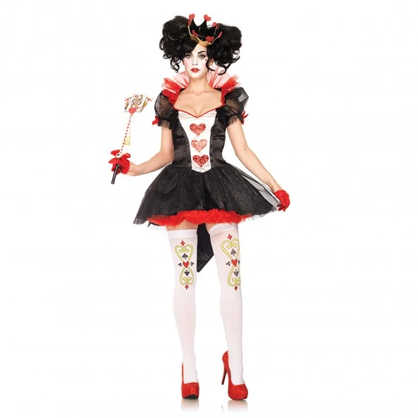 LEG AVENUE Déguisement De Reine De Coeur 2 LEG AVENUE Déguisement De Reine De Coeur – Image 2