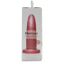 HERSPOT BY FLESHLIGHT Dildo Golden Rose -Sextoy Soldes dildo golden rose herspot small 07