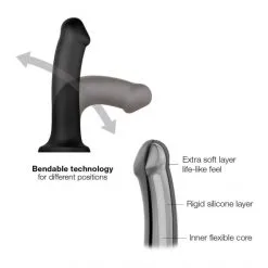 Strap-on-me Dildo Ventouse Double Densité XL -Sextoy Soldes dildo ventouse double densit xl chair 5