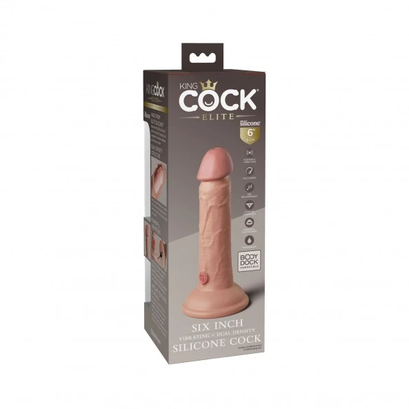 King Cock Dong Double Densité Vibrant 15 Cm Elite 9 King Cock Dong Double Densité Vibrant 15 Cm Elite – Image 9