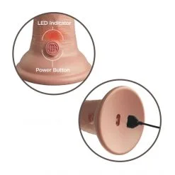 King Cock Dong Double Densité Vibrant 20 Cm Elite -Sextoy Soldes dong double densite vibrant 20 cm elite chair 05