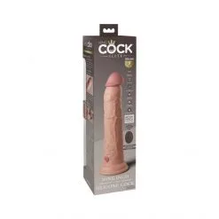 King Cock Dong Double Densité Vibrant Télécommandé 23 Cm Elite -Sextoy Soldes dong double densite vibrant telecommande 23 cm elite chair 09