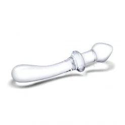 Sextoy Soldes -Sextoy Soldes dong et plug en verre classic curved dual ended 02