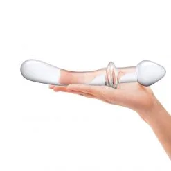 GLÄS Dong Et Plug En Verre Classic Curved Dual Ended -Sextoy Soldes dong et plug en verre classic curved dual ended 04