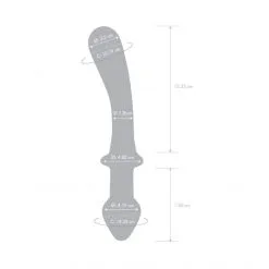 GLÄS Dong Et Plug En Verre Classic Curved Dual Ended -Sextoy Soldes dong et plug en verre classic curved dual ended 06