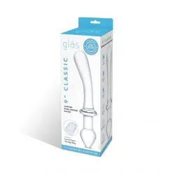 GLÄS Dong Et Plug En Verre Classic Curved Dual Ended -Sextoy Soldes dong et plug en verre classic curved dual ended 08