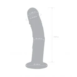 GLÄS Dong Incurvé Et Veiné En Verre Curved -Sextoy Soldes dong incurve et veine en verre curved 06