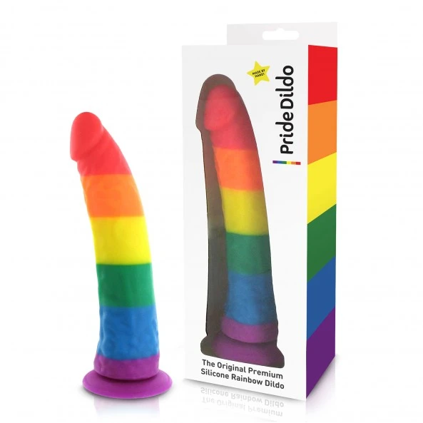 Pride Dildo Dong Ventouse Rainbow 2 Pride Dildo Dong Ventouse Rainbow â Image 2