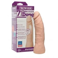 Doc Johnson Dong Réaliste Vac-U-Lock 18 Cm En Ultraskin