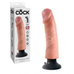 King Cock Dong Ventouse Vibrant 23 Cm