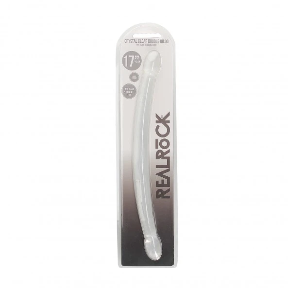 RealRock Double Dildo Crystal Clear 4 RealRock Double Dildo Crystal Clear – Image 4