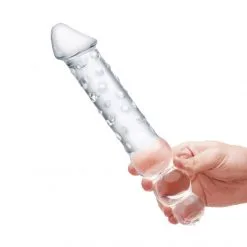 GLÄS Double Dong Chaîne Anale En Verre Double Ended -Sextoy Soldes double dong chaine anale en verre double ended 03