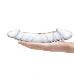 GLÄS Double Dong En Verre Girthy Realistic 11 GLÄS Double Dong En Verre Girthy Realistic -Sextoy Soldes double dong en verre girthy realistic 04