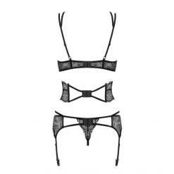 Obsessive Ensemble Frivolla -Sextoy Soldes ensemble lingerie obsessive frivolla noir 4