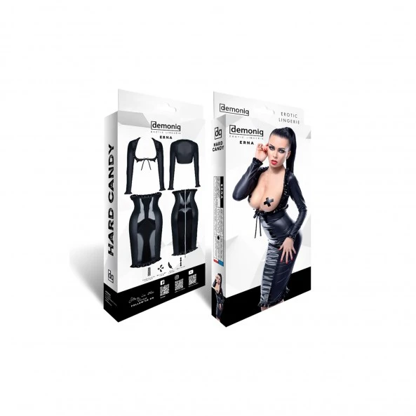 Demoniq Jupe Et Haut En Vinyle ERNA 4 Demoniq Jupe Et Haut En Vinyle ERNA – Image 4