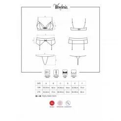 Obsessive Ensemble Wonderia -Sextoy Soldes ensemble wonderia obsessive tailles