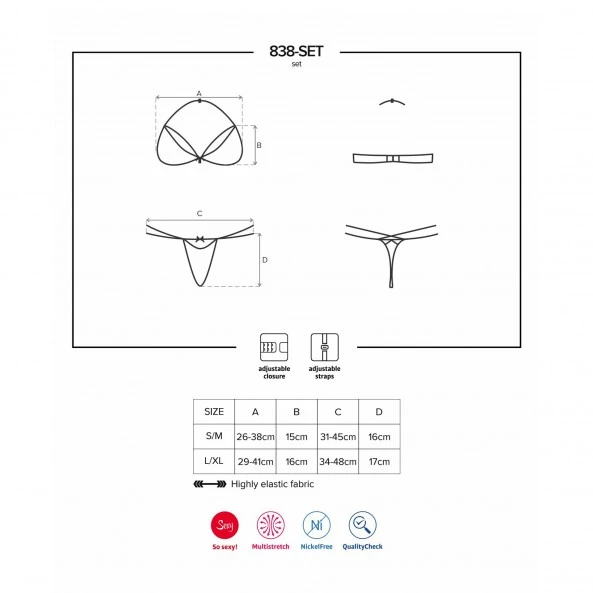 Obsessive Ensemble 2 Pièces 838-SET 5 Obsessive Ensemble 2 Pièces 838-SET – Image 5