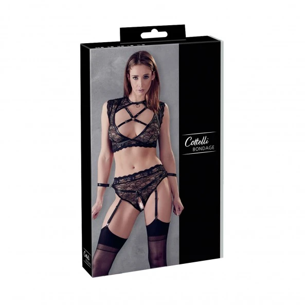 Cottelli Bondage Ensemble 2 Pièces Bustier Et Culotte Entraves 6 Cottelli Bondage Ensemble 2 Pièces Bustier Et Culotte Entraves – Image 6
