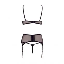 Abierta Fina Ensemble 3 Pièces Dentelles Ouvert -Sextoy Soldes ensemble 3 pieces dentelles ouvert 06