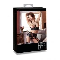Abierta Fina Ensemble 3 Pièces Soutien-Gorge Ouvert -Sextoy Soldes ensemble 3 pieces soutien gorge ouvert 6
