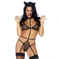 LEG AVENUE Ensemble Sex Kitten -Sextoy Soldes ensemble catwoman leg avenue 3