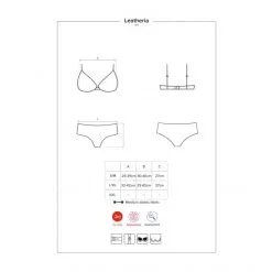 Obsessive Ensemble 2 Pièces Leatheria 9 Obsessive Ensemble 2 Pièces Leatheria -Sextoy Soldes ensemble leatheria 5