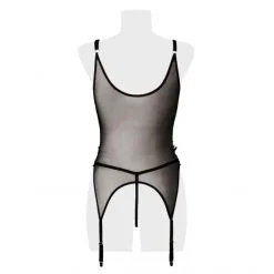 Grey Velvet Guêpière Dentelle Et String -Sextoy Soldes ensemble neglige dentelle 2 pieces 6