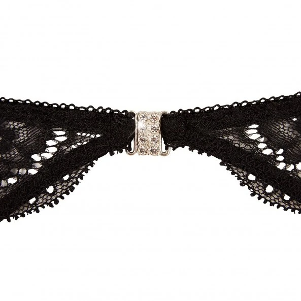 Abierta Fina Ensemble Ouvert Strass 3 Pièces 6 Abierta Fina Ensemble Ouvert Strass 3 Pièces – Image 6