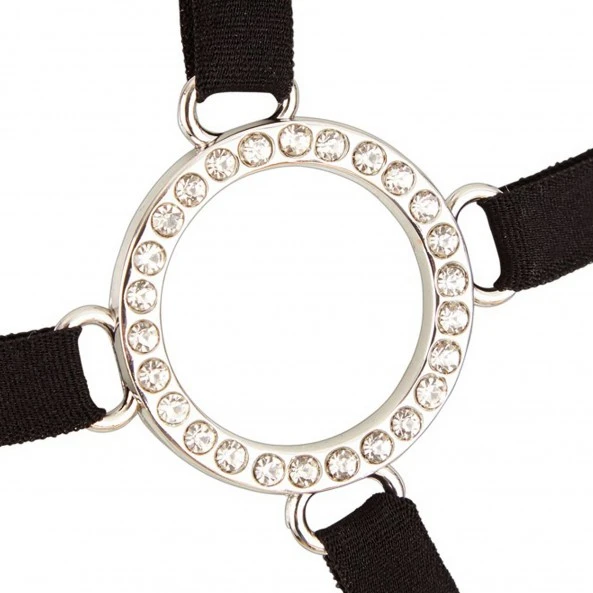 Abierta Fina Ensemble Ouvert Strass 3 Pièces 7 Abierta Fina Ensemble Ouvert Strass 3 Pièces – Image 7