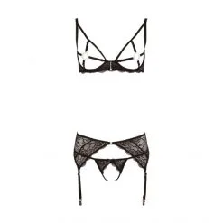 Abierta Fina Ensemble Ouvert Strass 3 Pièces 19 Abierta Fina Ensemble Ouvert Strass 3 Pièces -Sextoy Soldes ensemble ouvert strass 3 pieces 08