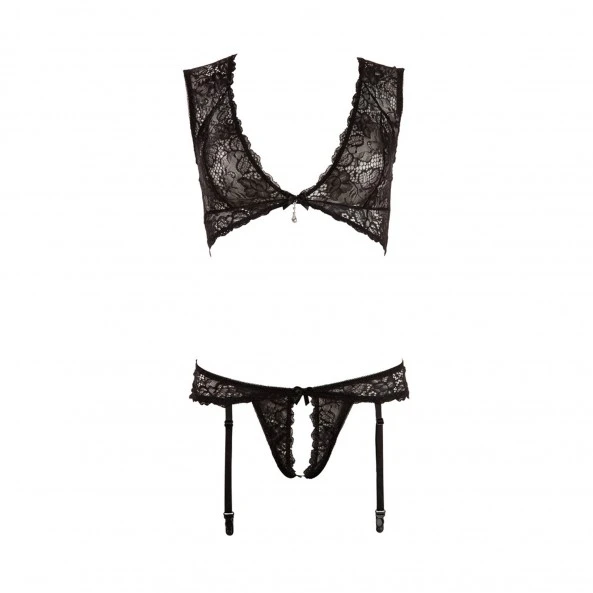 Abierta Fina Ensemble Ouvert String Porte Jarretelles 4 Abierta Fina Ensemble Ouvert String Porte Jarretelles – Image 4