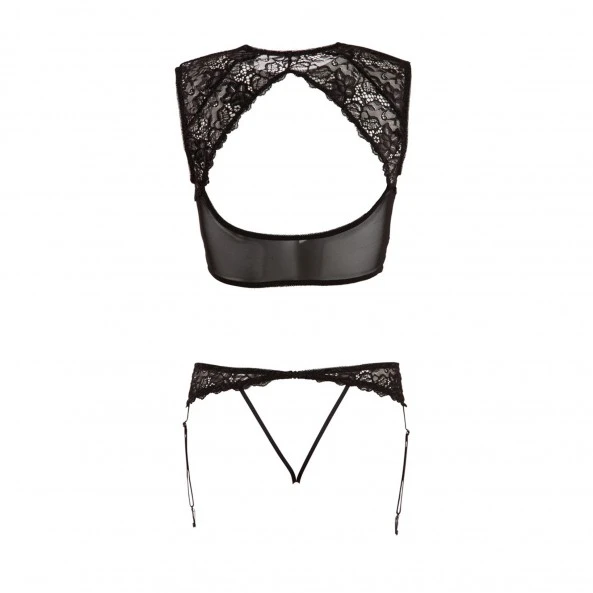 Abierta Fina Ensemble Ouvert String Porte Jarretelles 6 Abierta Fina Ensemble Ouvert String Porte Jarretelles – Image 6