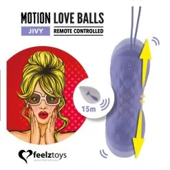 FeelzToys Boules De Geisha Télécommandées Motion Love Balls Jivy -Sextoy Soldes feelztoys motion love balls jivy 02