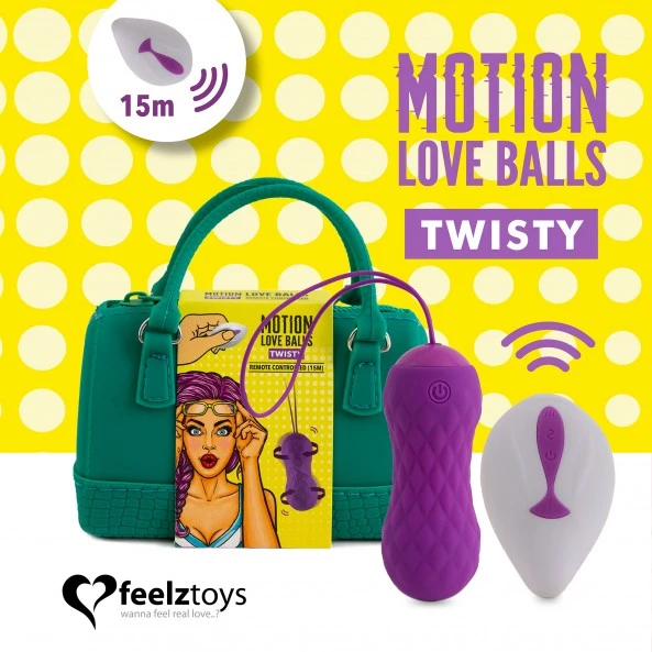 FeelzToys Boules De Geisha Télécommandées Motion Love Balls Twisty 2 FeelzToys Boules De Geisha Télécommandées Motion Love Balls Twisty – Image 2