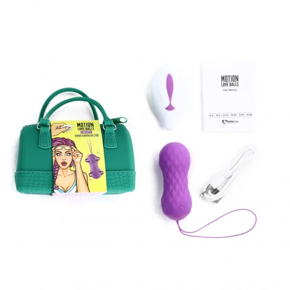 FeelzToys Boules De Geisha Télécommandées Motion Love Balls Twisty 5 FeelzToys Boules De Geisha Télécommandées Motion Love Balls Twisty – Image 5