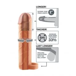 Pipedream Gaine à Pénis Perfect 2" X-Tensions 6 Pipedream Gaine à Pénis Perfect 2" X-Tensions -Sextoy Soldes gaine a penis perfect 2 x tensions chair 03